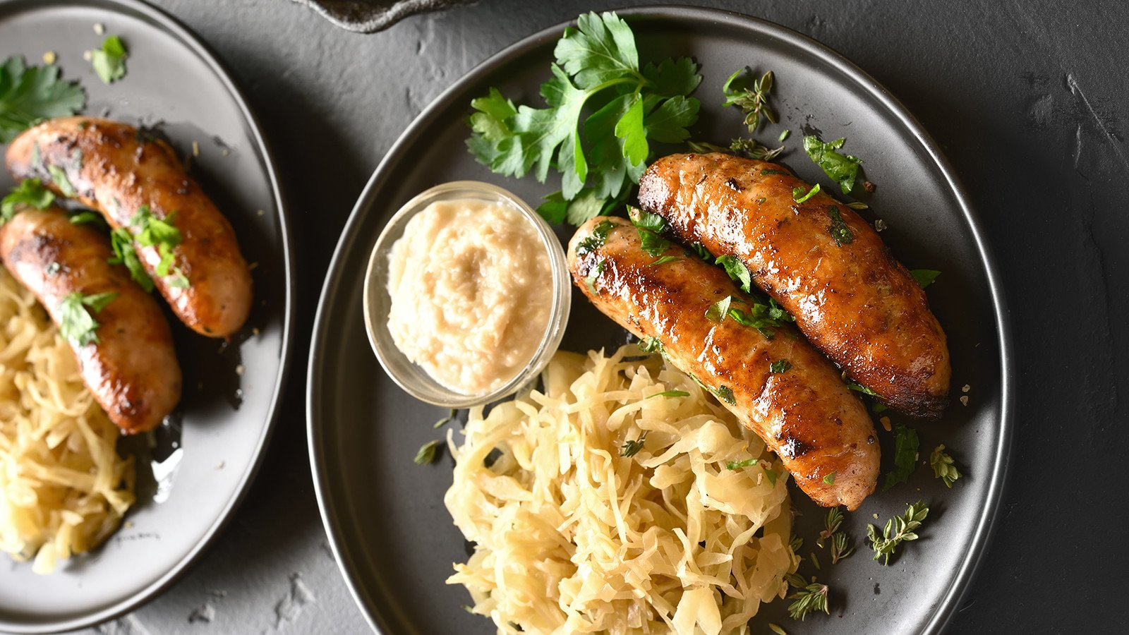 Roasted Cabbage & Sausage