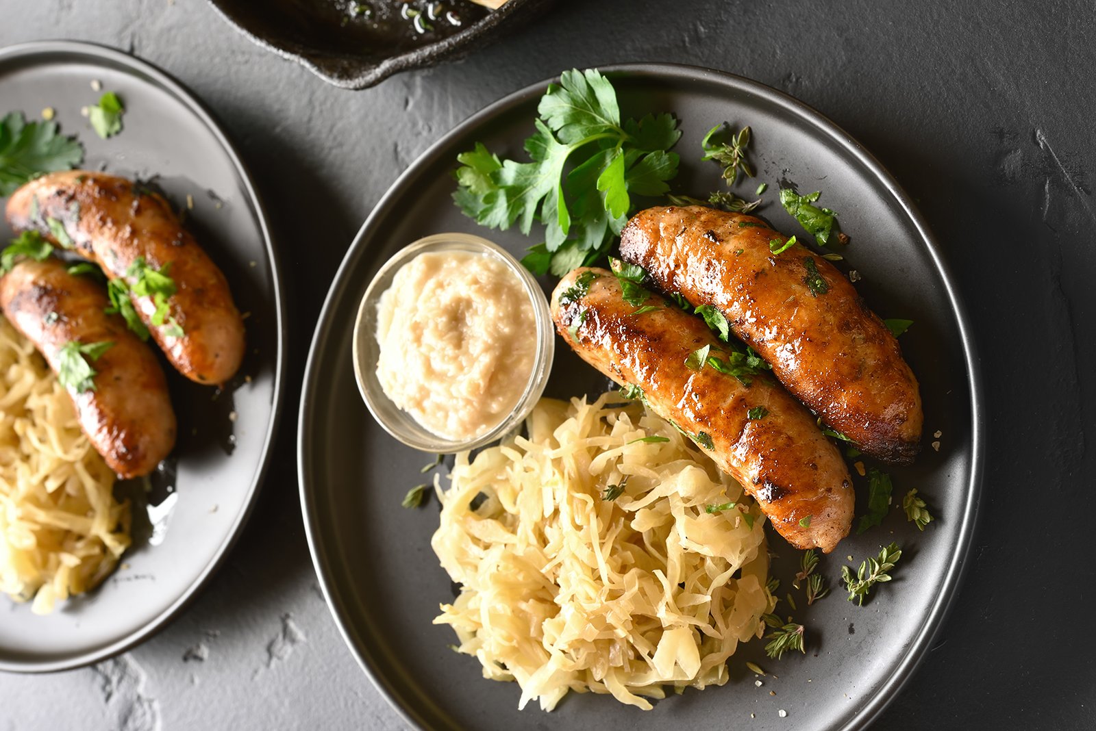 Roasted Cabbage & Sausage