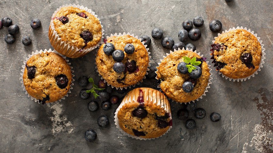 Paleo Blueberry muffins
