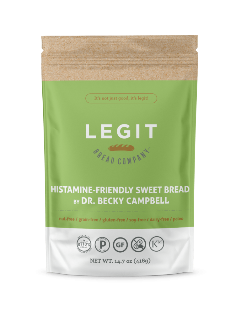 LowHistamine Sweet Bread with Legit Bread Company Dr Becky Campbell