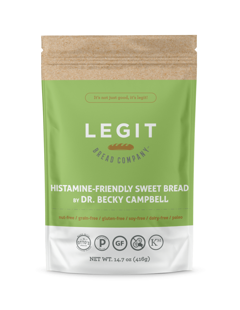 LowHistamine Sweet Bread with Legit Bread Company Dr Becky Campbell