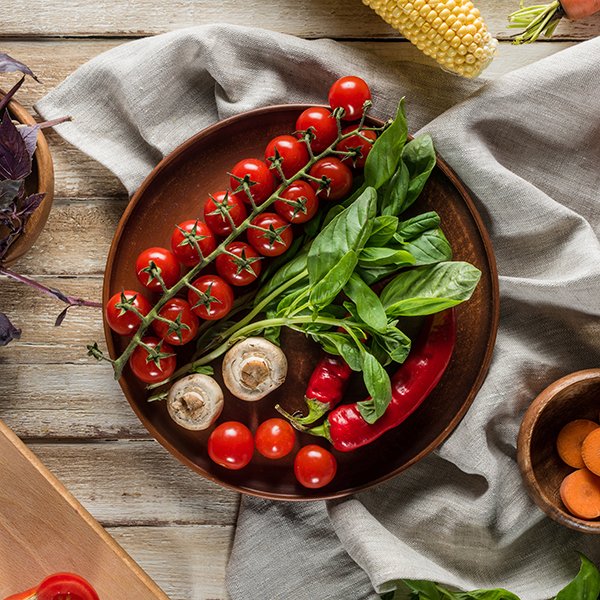 vegetables and healthy foods