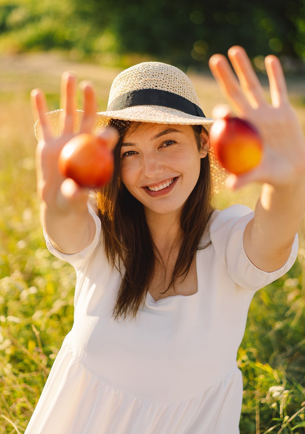 happy healthy woman