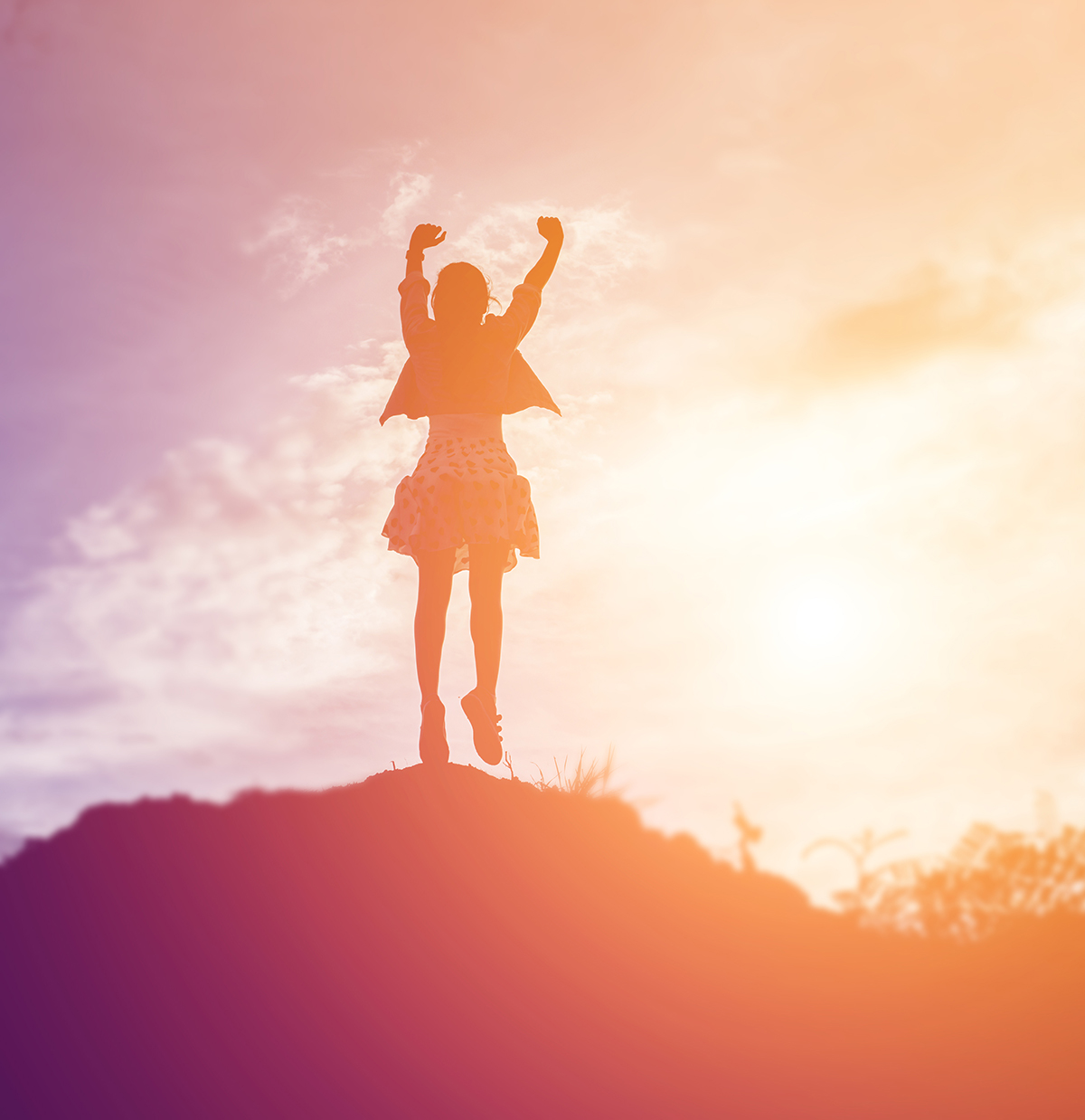 happy and healthy woman